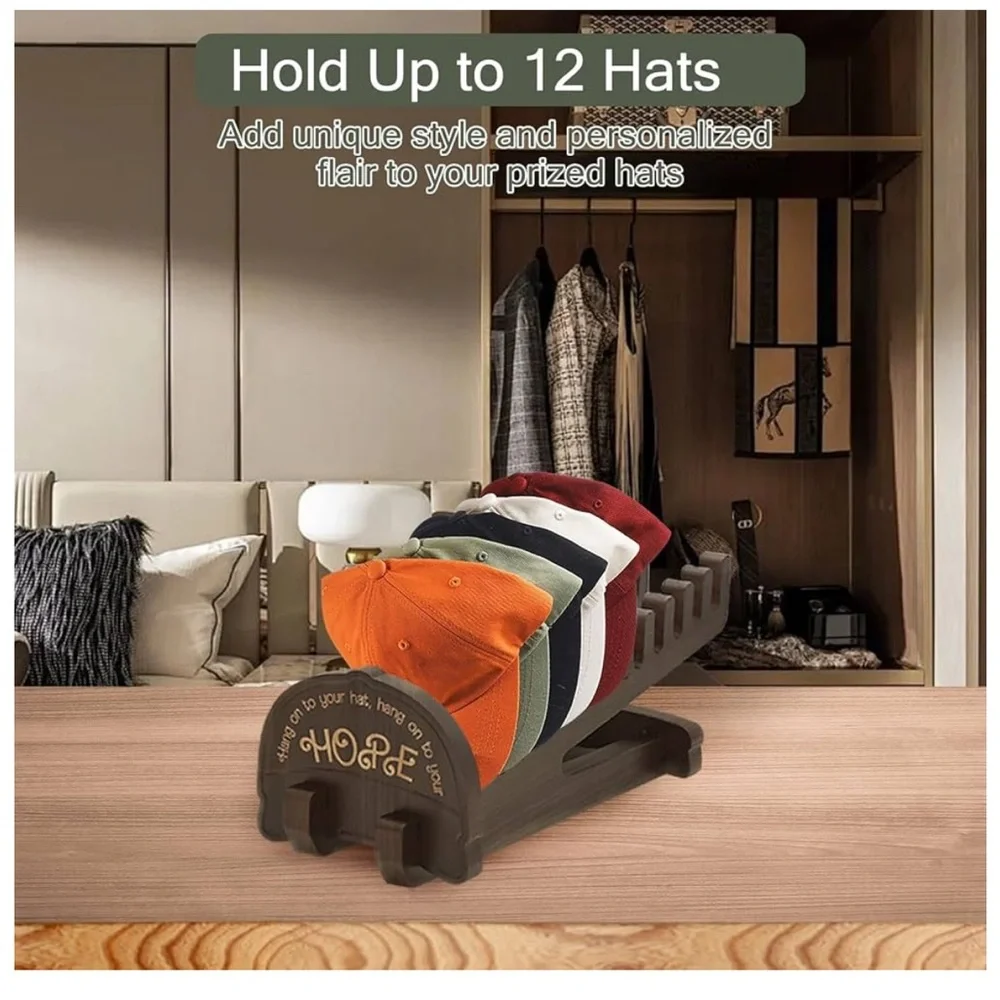 Wooden Hat Rack Organizer